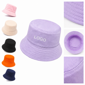 Classic Cotton Twill Bucket Hat with Reinforced Brim