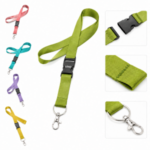 0.75-Inch Dye Sublimation Lanyard with Safety Release and Metal Swivel Hook